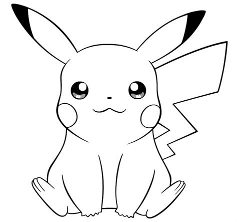 desenhos para colorir picachu|Desenhos de Pikachu para colorir. Imprimir 100。